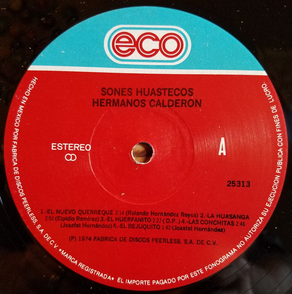 last ned album Hermanos Calderon - Sones Huastecos