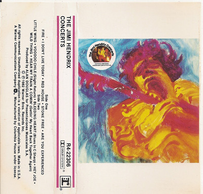 Jimi Hendrix – The Jimi Hendrix Concerts (1982, Cassette) - Discogs