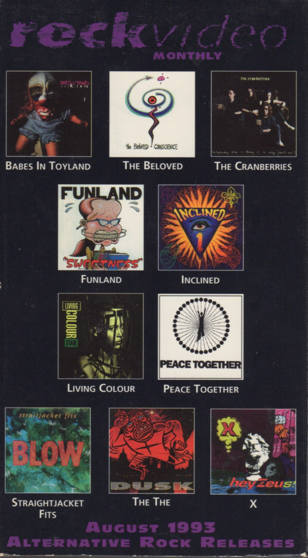 Album herunterladen Download Various - RockVideo Monthly August 1993 Alternative Rock Releases album