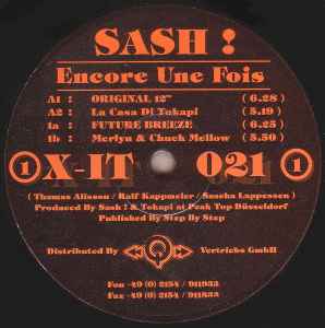 Sash! - Encore Une Fois album cover