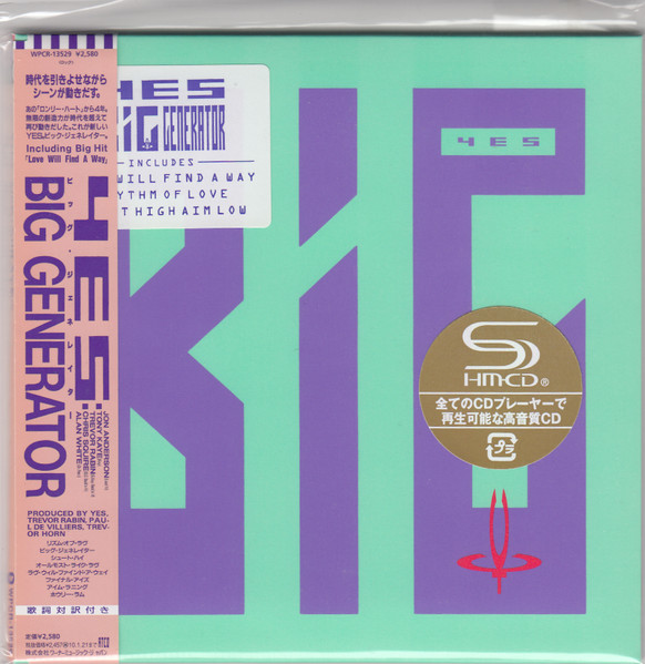 Yes – Big Generator (2009, SHM-CD, CD) - Discogs