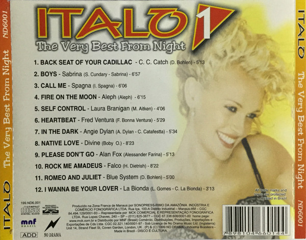 baixar álbum Various - Italo 1 The Very Best From Night