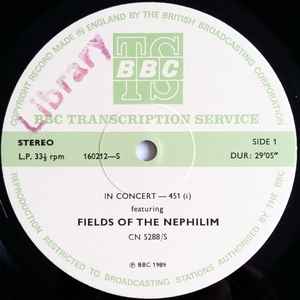 Fields Of The Nephilim - In Concert-451 album cover