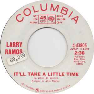 Larry Ramos - It'll Take A Little Time album cover