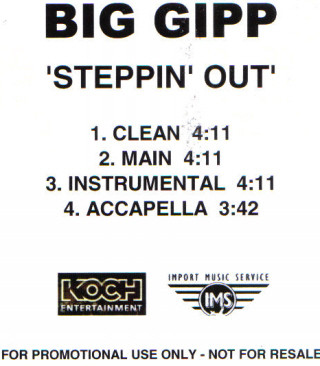 Big Gipp – Steppin' Out (2003, Vinyl) - Discogs