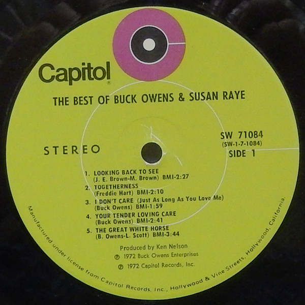 descargar álbum Buck Owens & Susan Raye - The Best of Buck Owens Susan Raye
