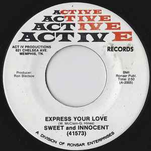 Express Your Love - Sweet And Innocent / Memphis Mustangs