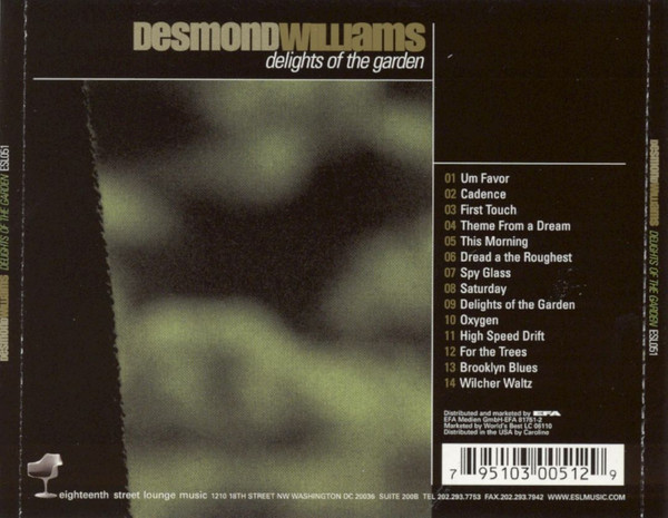 Desmond Williams - Delights Of The Garden | Eighteenth Street Lounge Music (ESL051) - 2