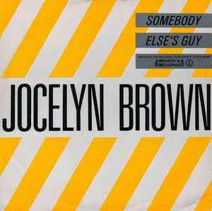 Jocelyn Brown – Somebody Else's Guy (1984, Vinyl) - Discogs