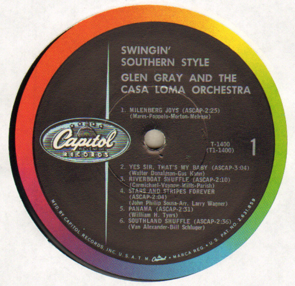 télécharger l'album Glen Gray And The Casa Loma Orchestra - Swingin Southern Style