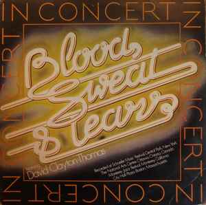 Blood, Sweat And Tears - In Concert album cover