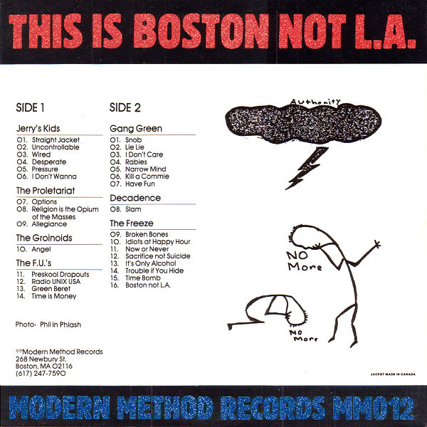 Various - This Is Boston Not L.A. | Releases | Discogs