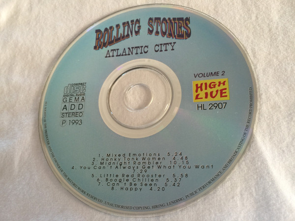 lataa albumi The Rolling Stones - Atlantic City