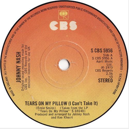Johnny Nash – Tears On My Pillow (I Can’t Take It)