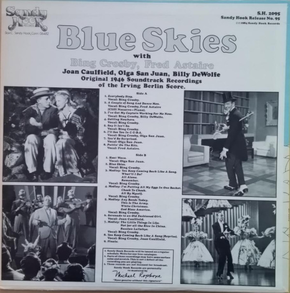 baixar álbum Bing Crosby, Fred Astaire, Billy De Wolfe, Joan Caulfield, Olga San Juan - BLUE SKIES