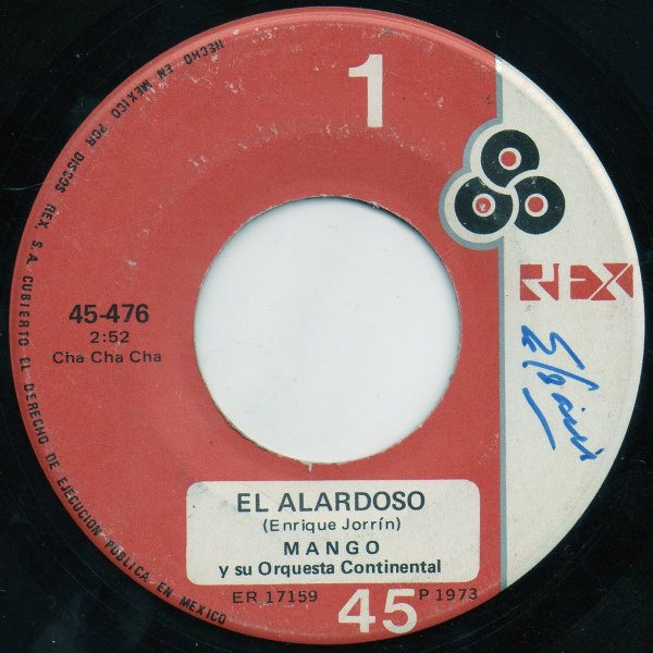 lataa albumi Mango Y Su Orquesta Continental - El Alardoso