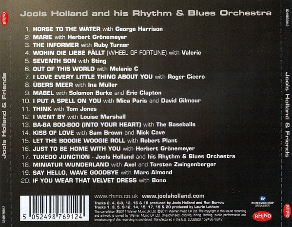 descargar álbum Jools Holland And His Rhythm & Blues Orchestra - Jools Holland Friends