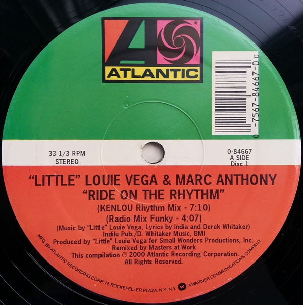 télécharger l'album Little Louie Vega & Marc Anthony - Ride On The Rhythm Keep It Comin Now