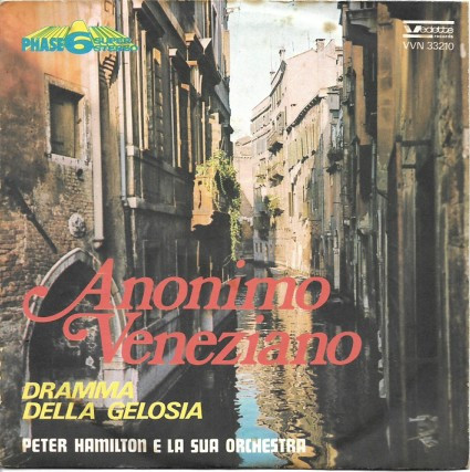 descargar álbum Peter Hamilton E La Sua Orchestra - Anonimo Veneziano Tema DAmore Adelaide