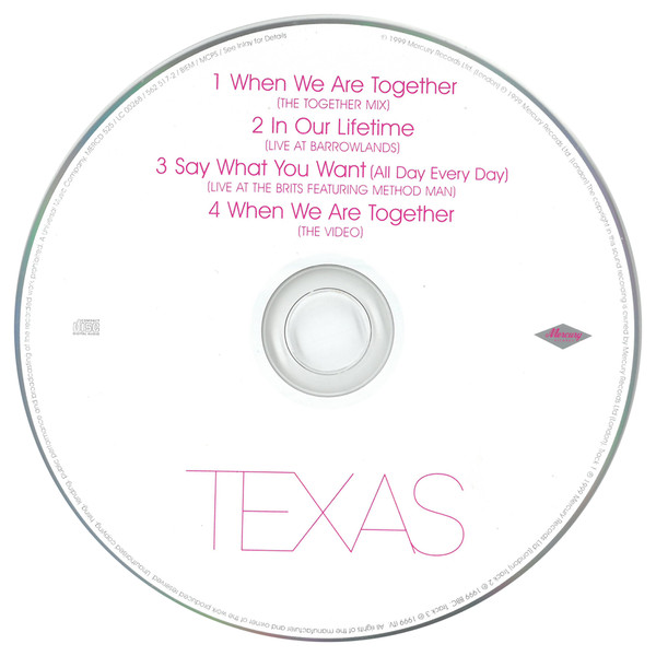 ladda ner album Texas - When We Are Together