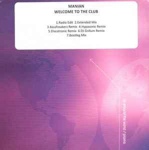 DJ Manian - Welcome To The Club album cover