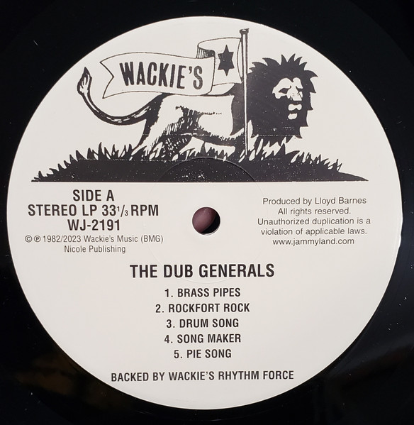 The Dub Generals – The Dub Generals (2023, 180-gram, Vinyl) - Discogs