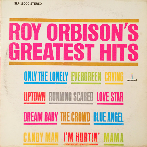 Roy Orbison – Roy Orbison's Greatest Hits (1963, Vinyl) - Discogs