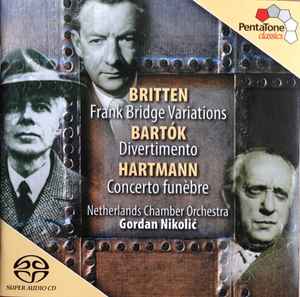 Portada de album Benjamin Britten - Frank Bridge Variations / Divertimento / Concerto Funèbre