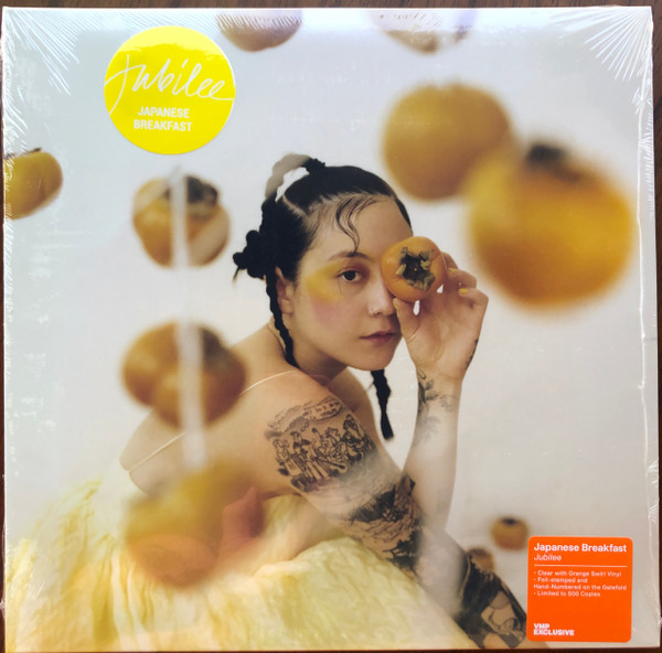 Japanese Breakfast – Jubilee (2021, Clear with Orange Swirl, Vinyl 