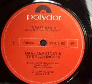 Dave McArtney & The Pink Flamingos - Infatuation album cover