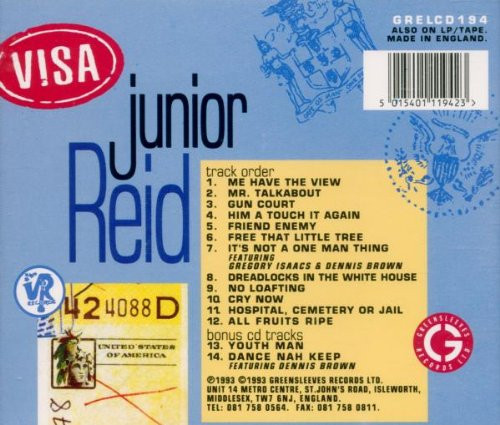 télécharger l'album Junior Reid - Visa