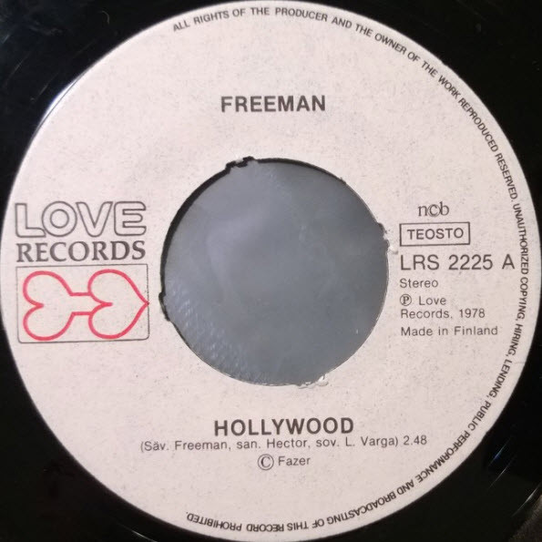 télécharger l'album Freeman - Hollywood