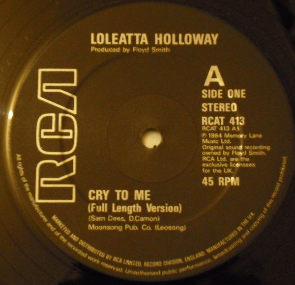 Album herunterladen Loleatta Holloway Loleatta Holloway Orchestra - Cry To Me Tell Me How