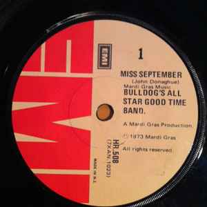 Bulldogs AllStar Goodtime Band - Miss September album cover