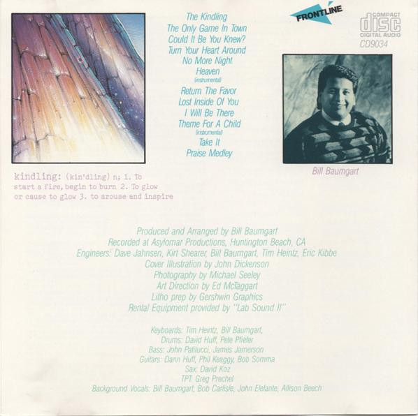 bill baumgart kindling original 1988 cd original frontline records