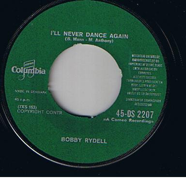 Bobby Rydell – I'll Never Dance Again (1962