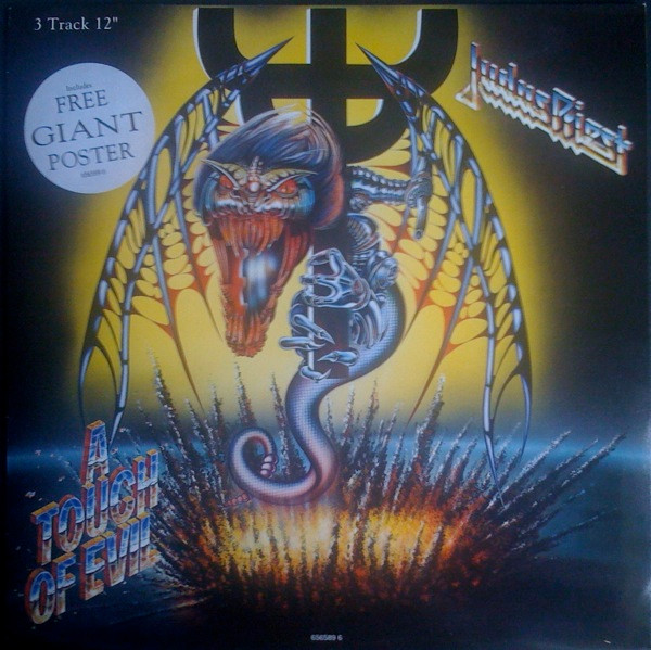 Judas Priest – A Touch Of Evil (1991, Vinyl) - Discogs