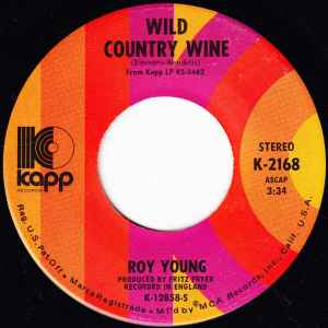 Roy Young - Wild Country Wine / Rag Mama Rag album cover