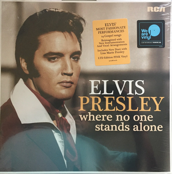 Elvis Presley Where No One Stands Alone Pink Vinyl LP NEW Gospel LIMITED ED 