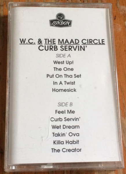 WC And The Maad Circle – Curb Servin' (1995, Advanced, Cassette