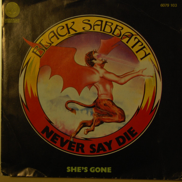 BLACK SABBATH NEVER SAY DIE SFL-2313 PROMO