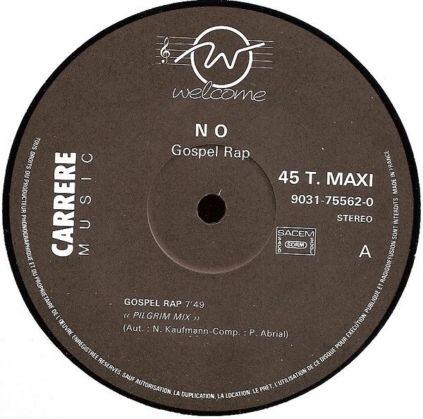 No – Gospel Rap (1991, Vinyl) - Discogs