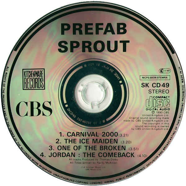 lataa albumi Prefab Sprout - Jordan The EP