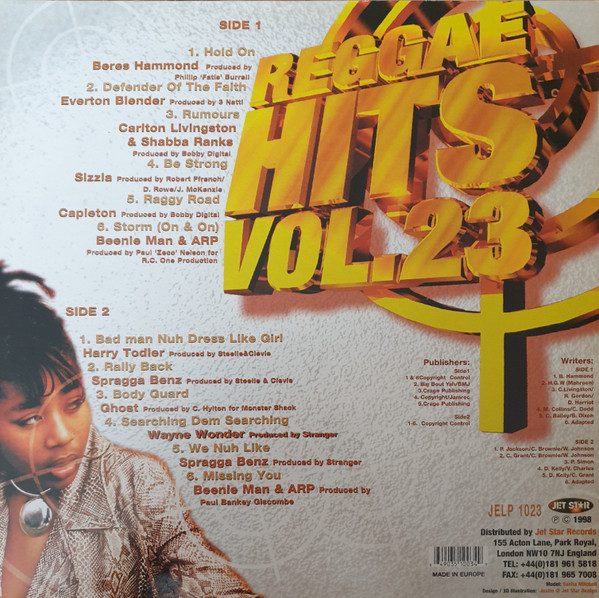 Various - Reggae Hits Vol.23 | Jet Star (JELP 1023) - 2