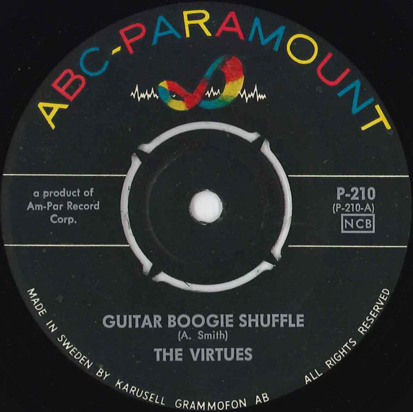 The Virtues – Guitar Boogie Shuffle / Guitar In Orbit (1959, Vinyl