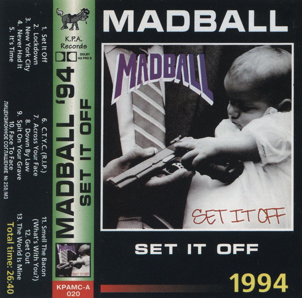 在庫処分・数量限定 MADBALL SET IT OFF - 通販 - janekdickinson.com