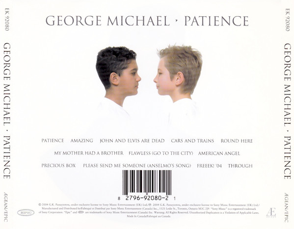 George Michael - Patience | Aegean (EK 92080) - 3