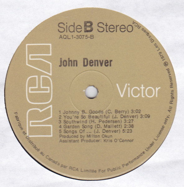 John Denver - John Denver | RCA Victor (AQL1-3075) - 4