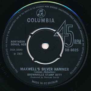 Brownhill Stamp Duty - Maxwell's Silver Hammer album cover