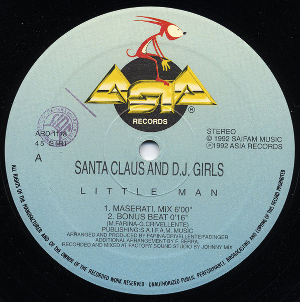 last ned album Santa Claus And DJ Girls - Little Man